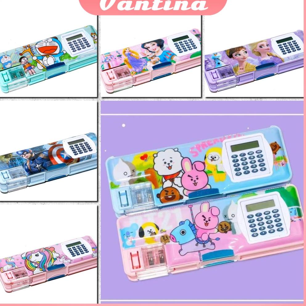 

[KVR] Kotak Pensil Magnet Karakter + Kalkulator / Tempat Pensil Calculator Terlaris