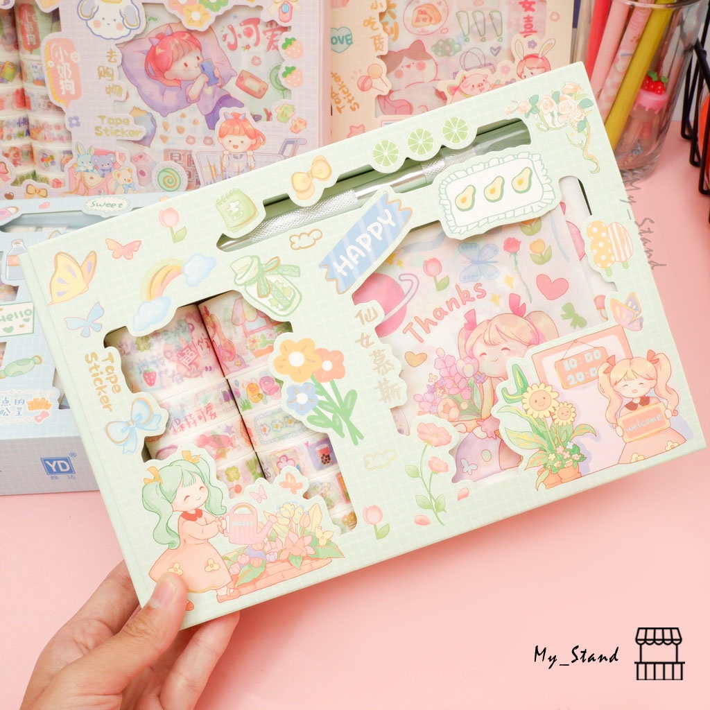 

Sticker Dan Washitape YD-SZKD18 Stiker, Washi, Cutter Journal Jurnal Jurnaling Set Stiker Lucu Paket Stiker Lembar Washi tape scrapbook decorative tempelan hiasan aktivitas anak kreatif hadiah kado souvenir