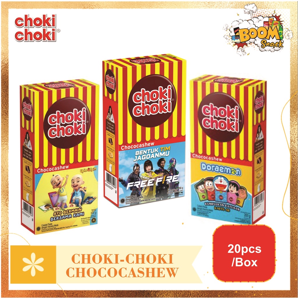 BOX - Choki Choki Choco Cashew isi 20pcs