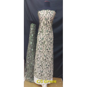 NEW TULLE VALENTINO SKIN BASE D#1 *HARGA 1METER