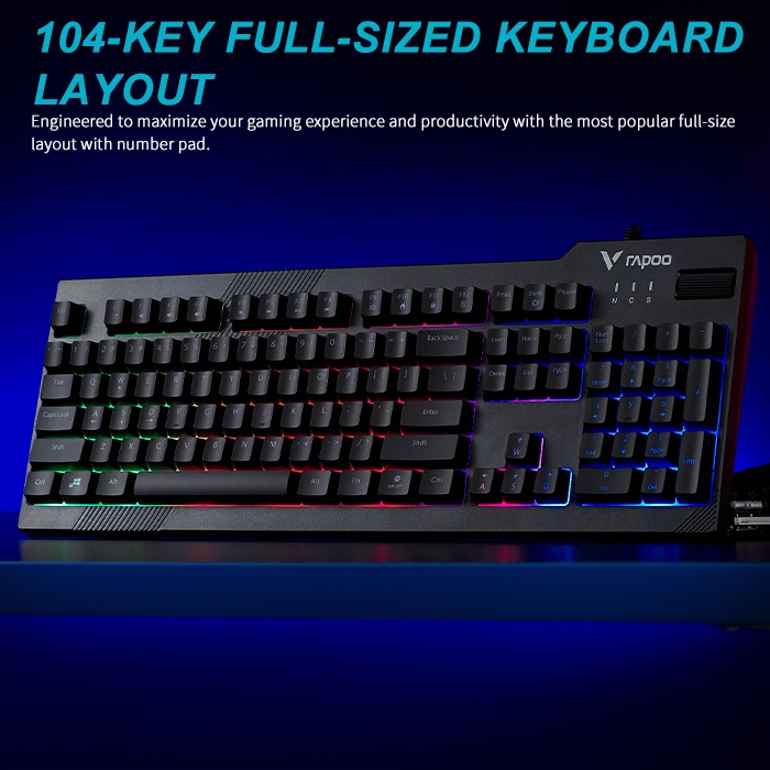 RAPOO GAMING VPRO V50S BACKLIT GAMING KEYBOARD