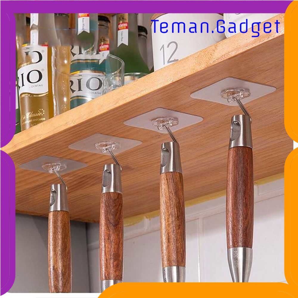 TG-RAK TCMAKE Rak Gantungan Hook Wall Hanger Organizer Adhesive 10 PCS - TC20