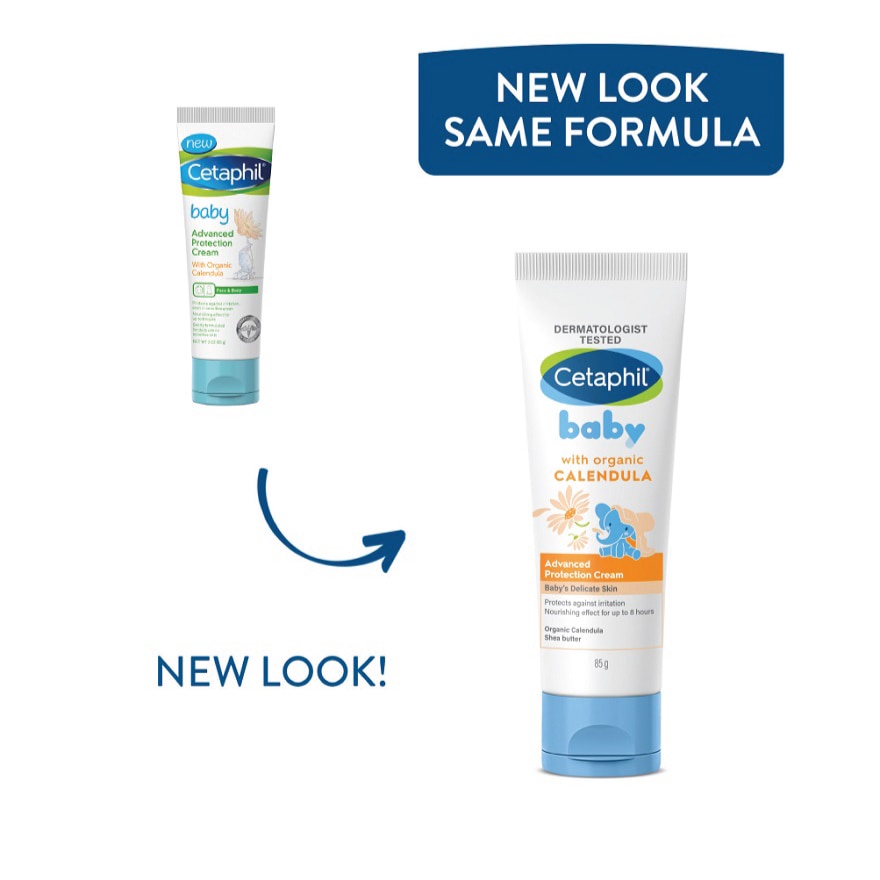 Cetaphil New Advanced Protection Cream 85gr With Organic Calendula