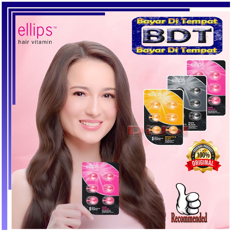 Ellips Hair Vitamin With Pro Keratin Complex BPOM Obat Rambut Kering Dan Rusak Vitamin Rambut Peluru