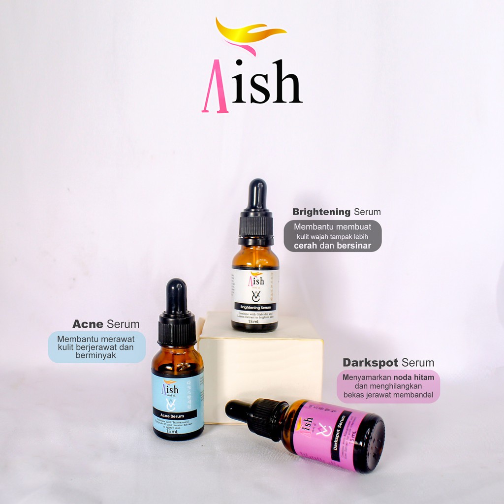 Aish Beauty Serum Korea|Aish Serum| Aish Skincare |Serum Brightening Aish|Serum Darkspot Aish| Serum Acne