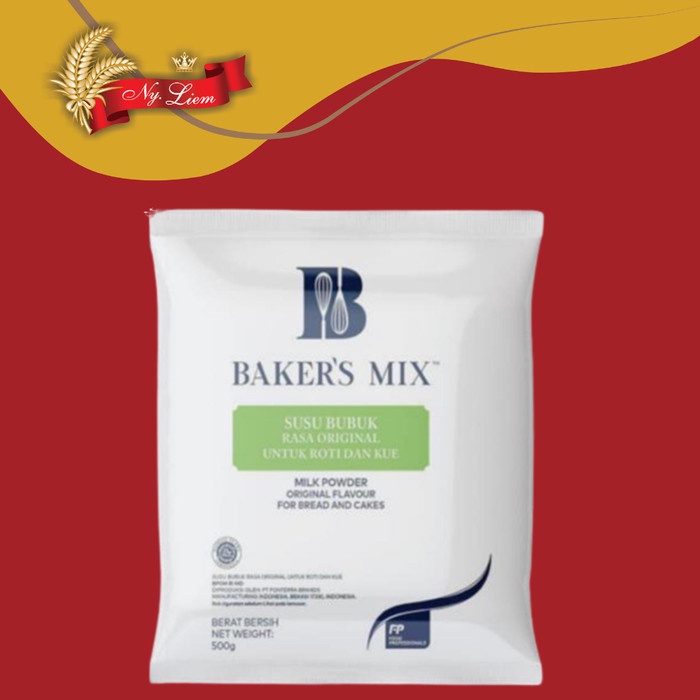 

BAKER'S MIX (FONTERA) Susu Bubuk Full Cream untuk Kue dan Roti 500 gr