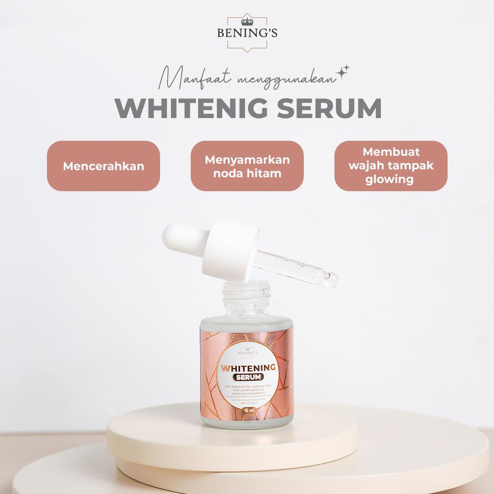 BPOM COD Benings Serum Whitening Mencerahkan Skincare Dr Okky