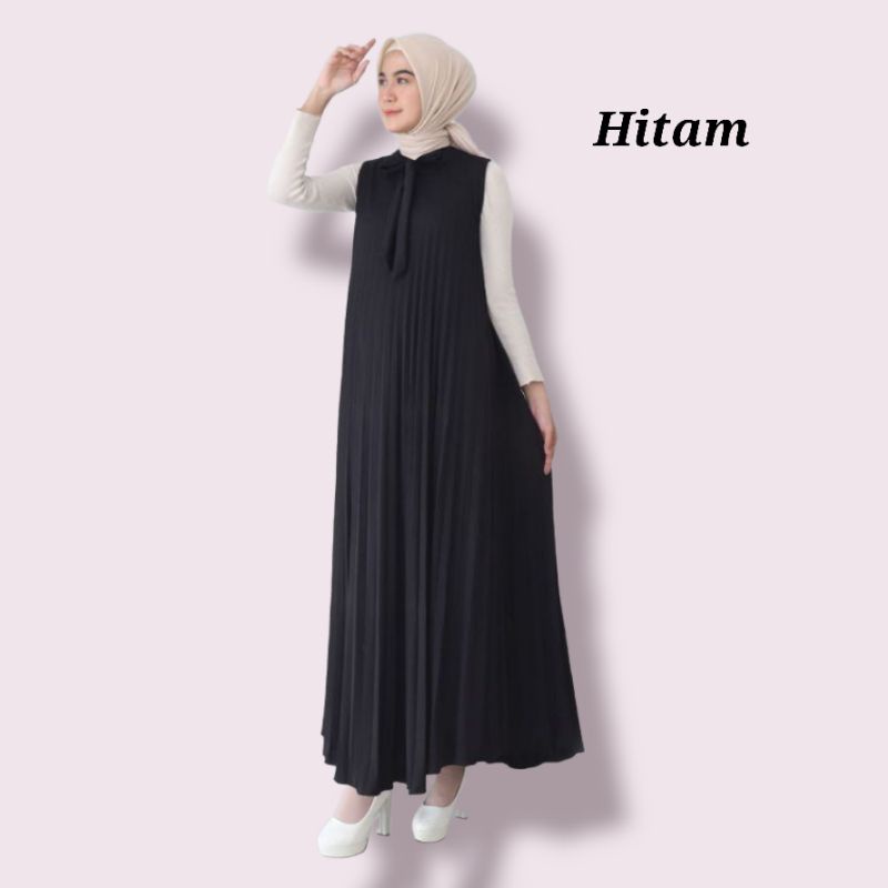 GAMIS PLISKET MAXY 075/A559 - BAHAN HYGET SUPER ( PREMIUM )