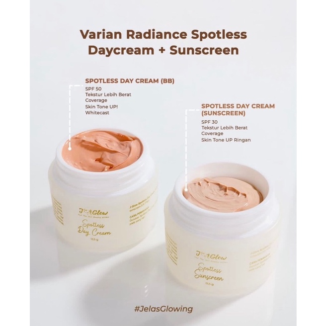 J-glow Skincare sunscreen Jglow /cream siang jglow