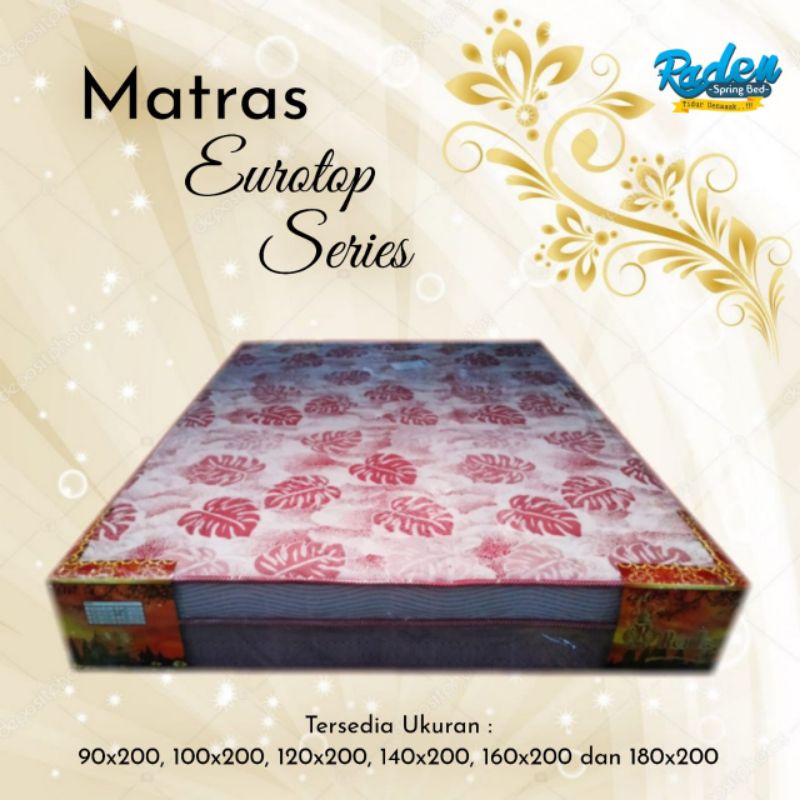 Matras springbed raden euro top ukuran 160 x200 , 180 x 200