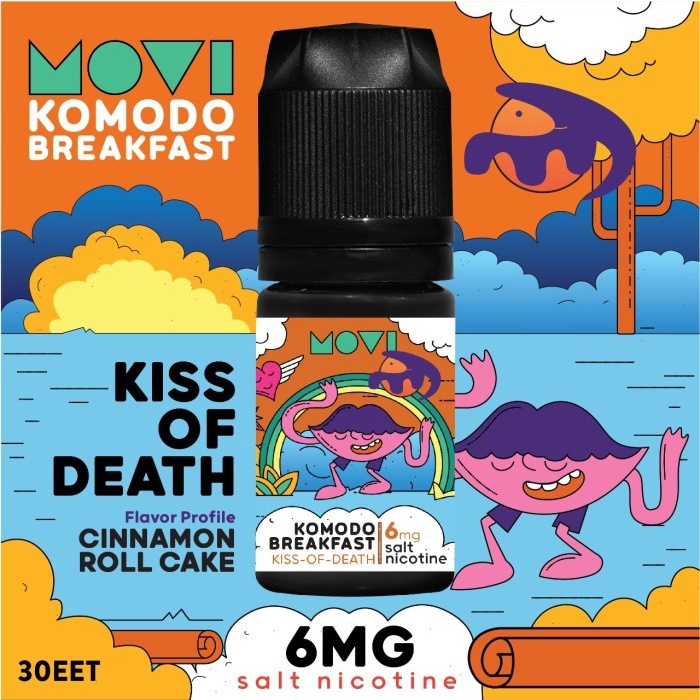 Komodo Breakfast Kiss Of Death Salt Nic 30ML by MOVI