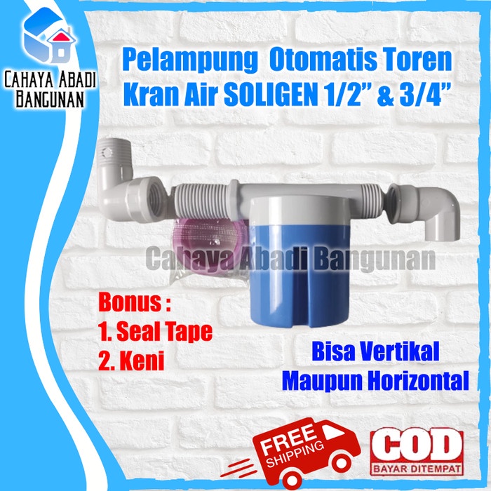 Toren Pelampung Otomatis Tandon Toren Kran Air Tanpa Listrik Soligen
