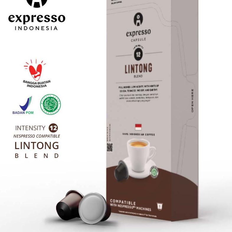

◌ Expresso Indonesia - Reguler Capsule - Nespresso Compatible - Lintong Blend ♪