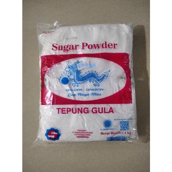 

Tepung gula halus cap Naga 1kg