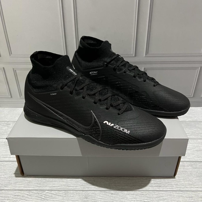 SEPATU FUTSAL NIKE ZOOM MERCURIAL SUPERFLY 9 ELITE BLACK
