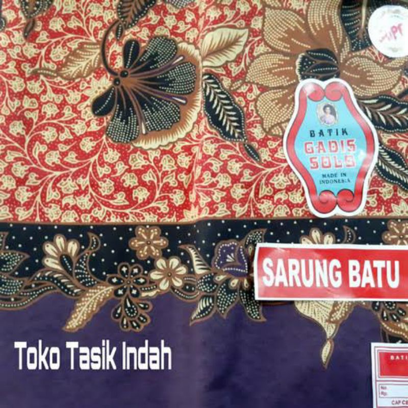 Sarung Batik Melahirkan sudah jahit kain jarik sarung Tebal Cap Timun mas / Gadis Solo