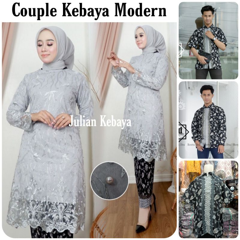 COUPLE KEBAYA MODERN / BAJU BATIK COUPLE KEBAYA TUNIK / SET KEBAYA MODERN / COUPLE BATIK MODERN
