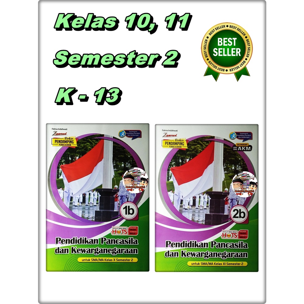 LKS PPKN/PKN SMA/MA Kelas 10, 11 Semester 2 K-13 Zamrud