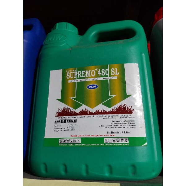SUPREMO 480 SL (ISI 4 LITER) HERBISIDA pembasmi rumput