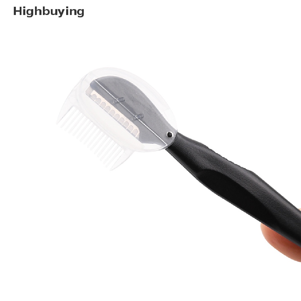 Hbid Alat Kecantikan Jala Hitam Kepala Kecil Gagang Lurus Dengan Tutup Alis Trimmer Glory