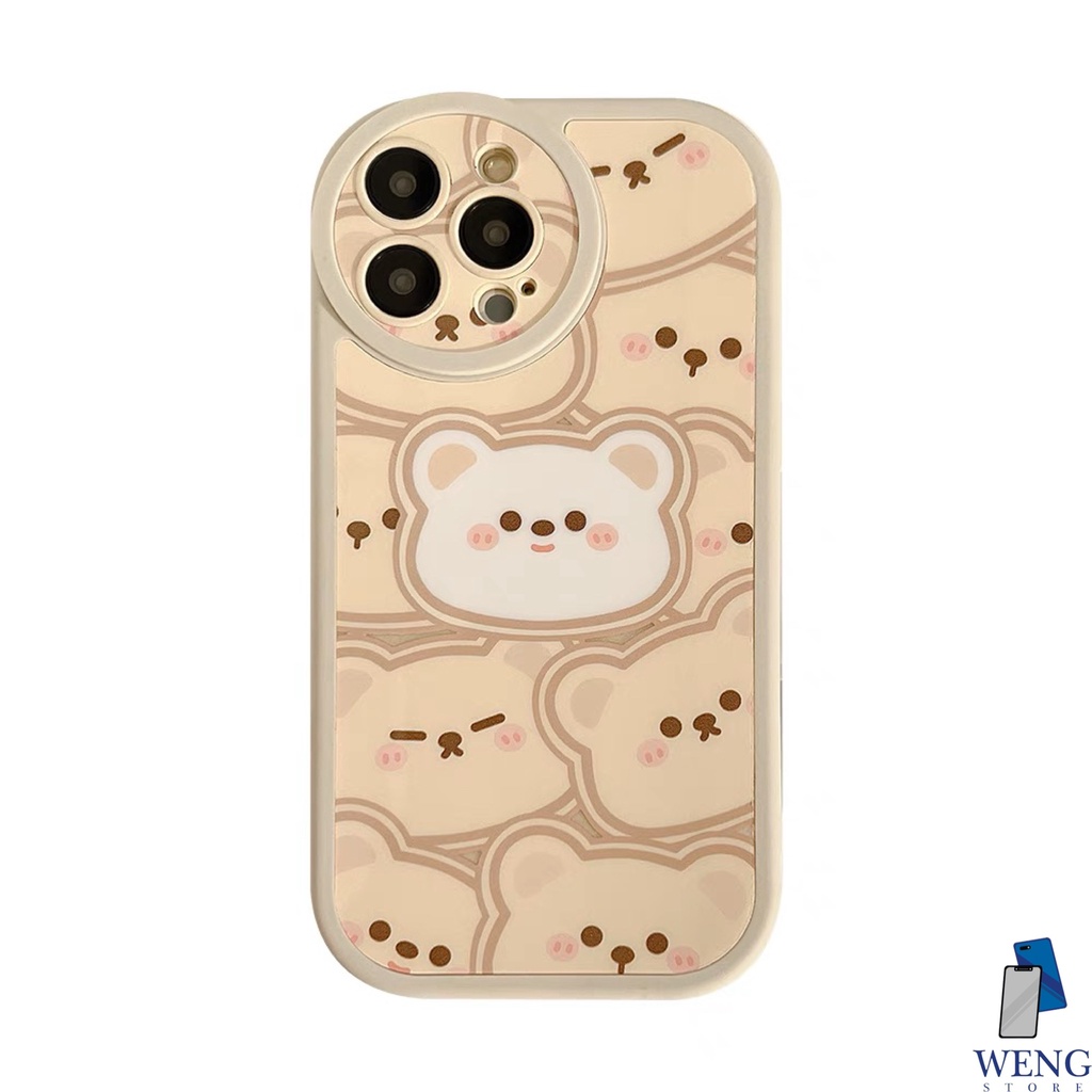 Softcase Oval Fnko Motif Tulip Bear For Oppo Realme Vivo Xiaomi Ip