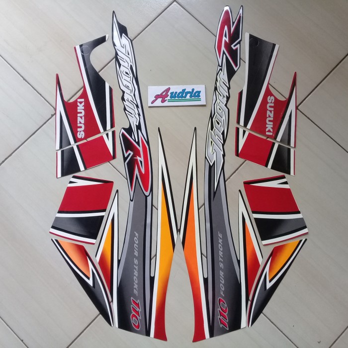 

TERLARIS | Striping Stiker Motor Suzuki Shogun R 110 2004 Hitam-Merah