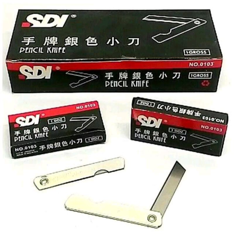 

Pisau lipat SDI ORIGINAL MALAYSIA 1 gross (144) - pen cutter