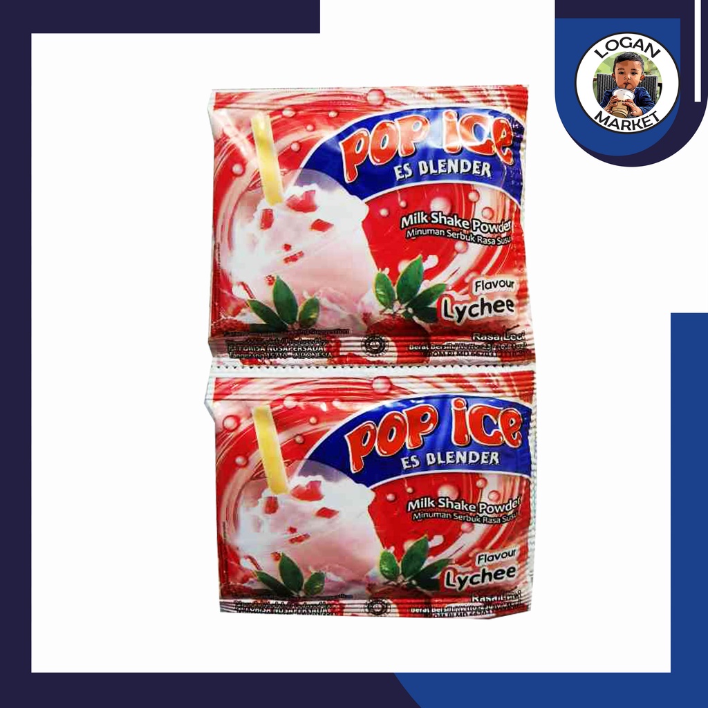 Jual Pop Ice Es Blender Leci Lychee Renceng 10 Pcs Sachet 25gram 25 Gram Shopee Indonesia 2640