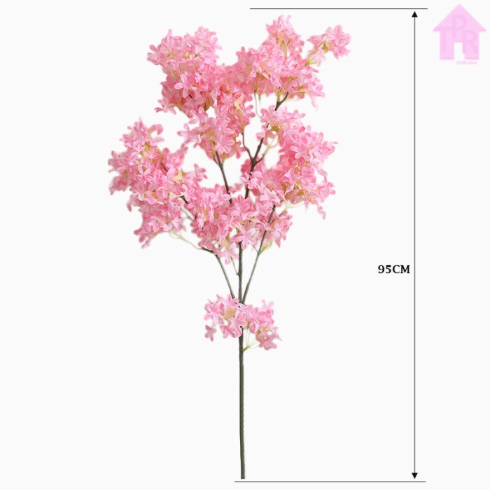 Premium Bunga Artifisial Bunga Sakura Wedding Decor P95