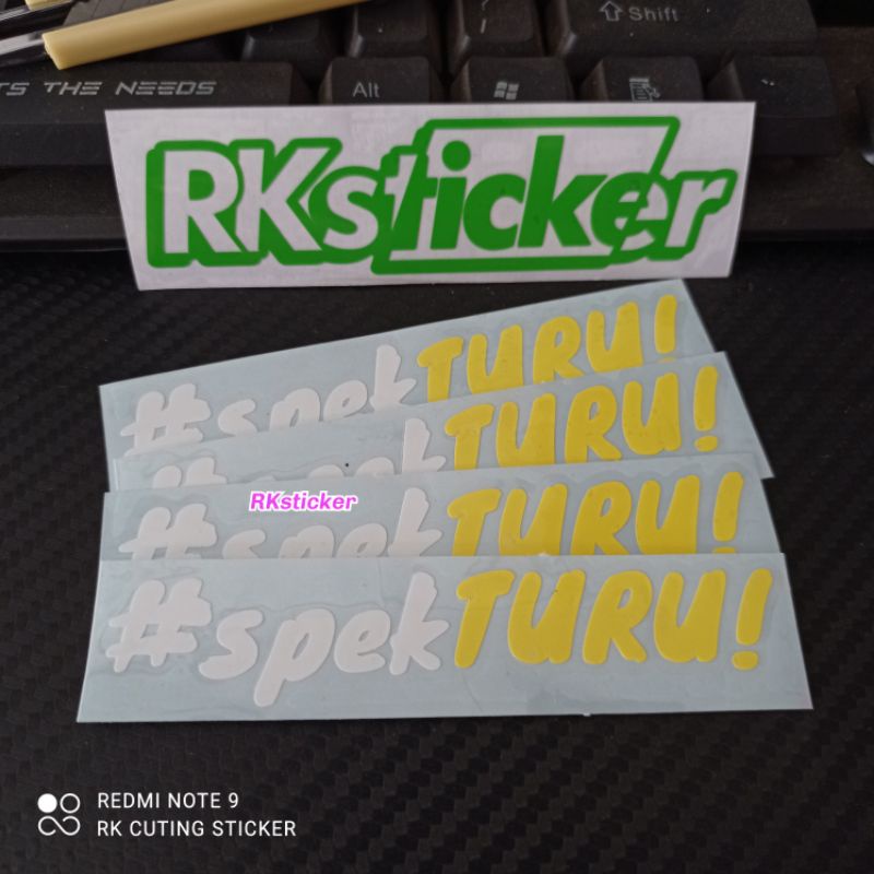 

Sticker Stiker #spekTURU! Cutting