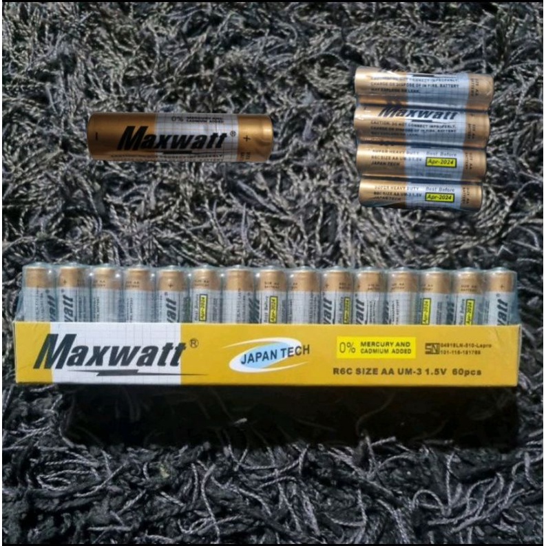 Maxwatt Battery | Batu Batre | Baterai AA
