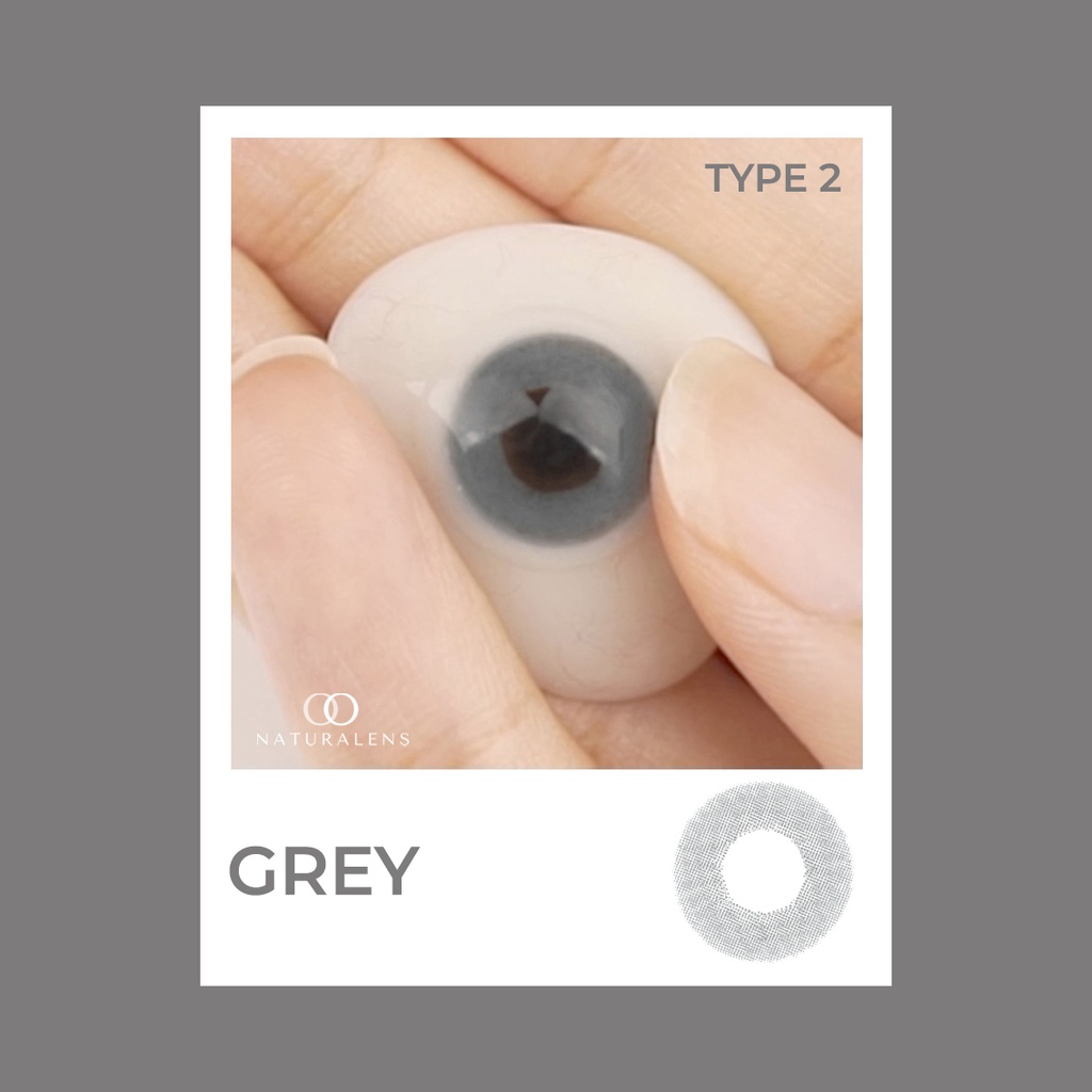 Naturalens Grey Softlens Biomoist (0 sd -10) Contact Lens