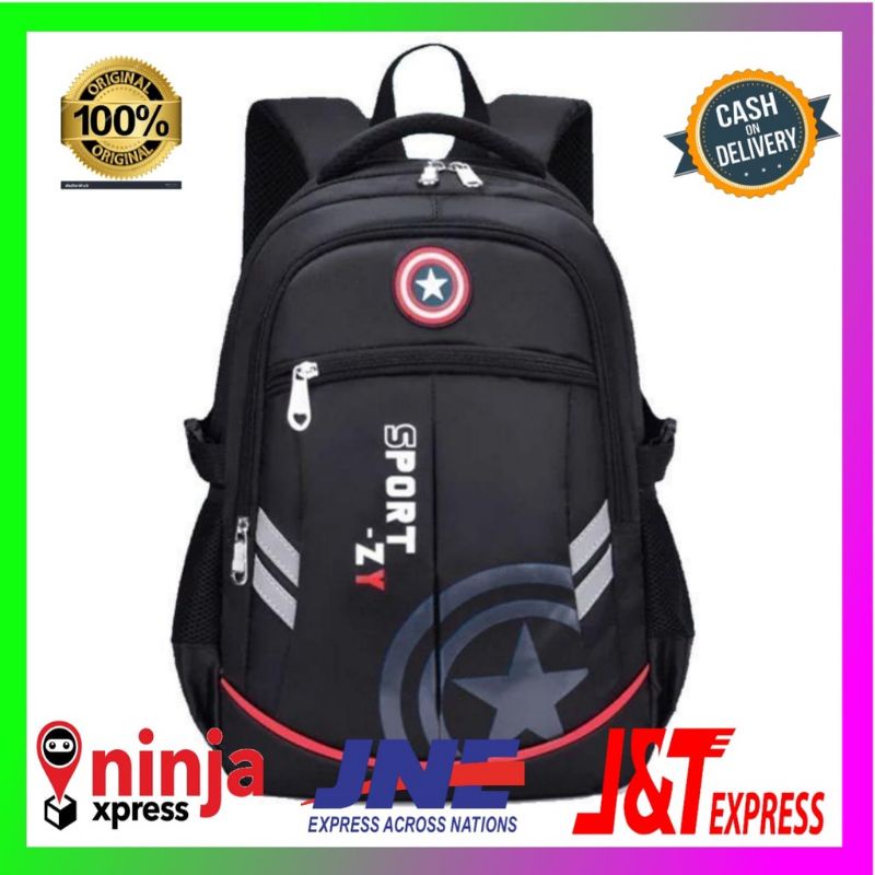 TAS RANSEL SUPERHERO BACKPACK ANAK SEKOLAH SIZE BESAR