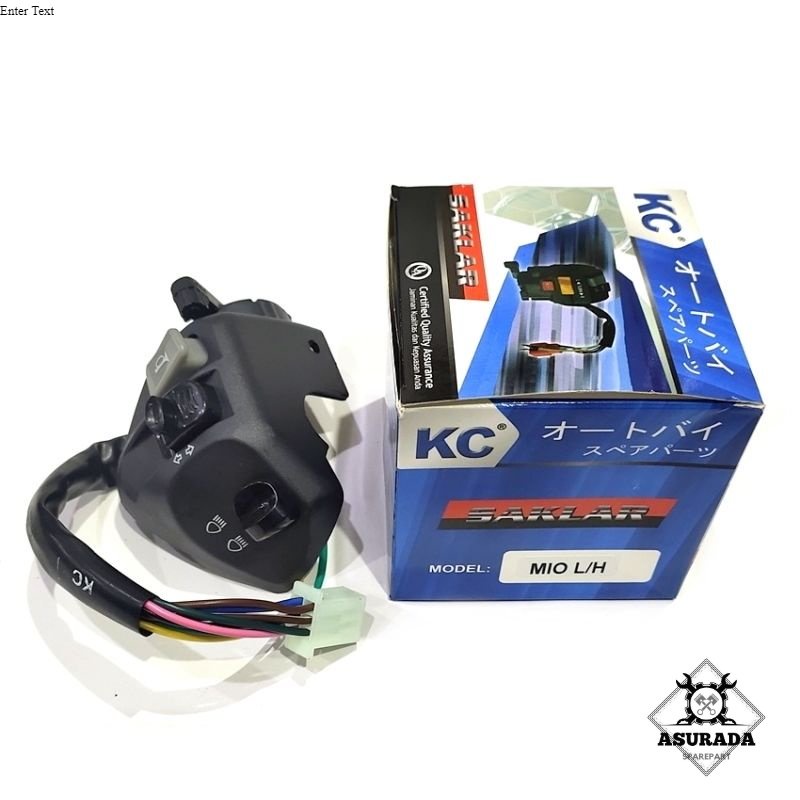 SWITCH HANDLE HOLDER SAKLAR KIRI MIO LAMA SMILE SPORTY SOUL XEON JUPITER MX Z ORI ORIGINAL KARBU INJ