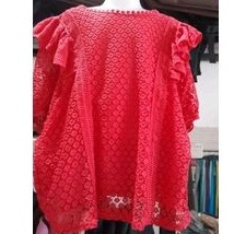 baju atasan wanita merah