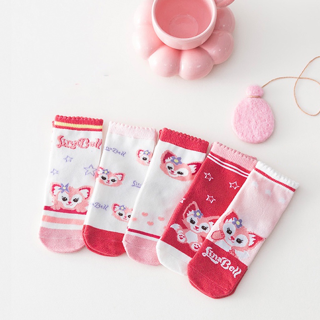 INFY - Kaos Kaki Anak Motif Linabell Kaus Kaki Bayi Lucu KK058