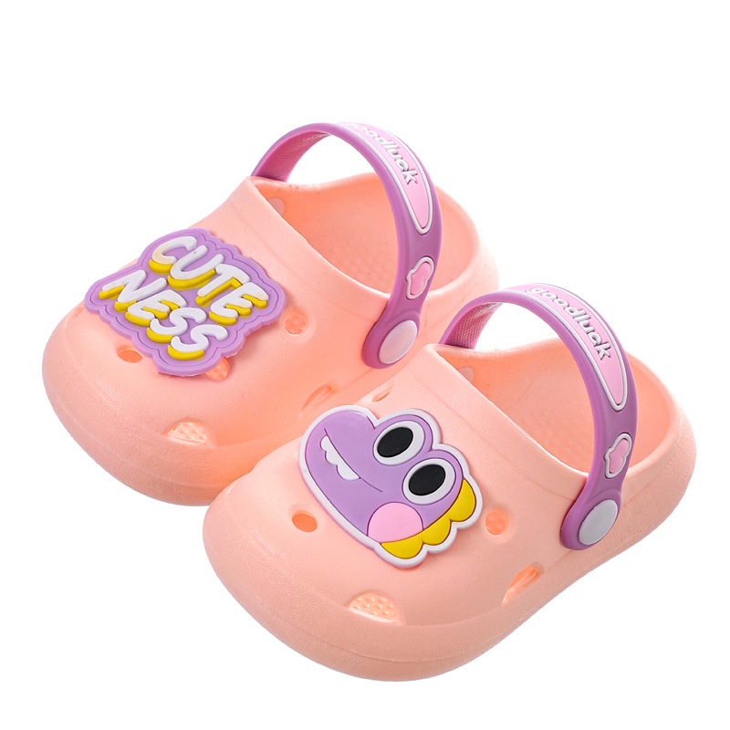 Sepatu Sendal Anak Buaya Cuteness Anak Laki Laki Anak Perempuan Unisex Sendal Karet Anti Slip Baim Kodok Crocs A688