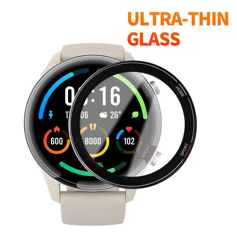 3d Full Edge Pelindung Layar Untuk Xiaomi Mi watch S2 42mm 46mm S1 Aktif Smartwatch Film Pelindung Cover Screen Protection Untuk Xiaomi watch Warna2Olahraga Lite