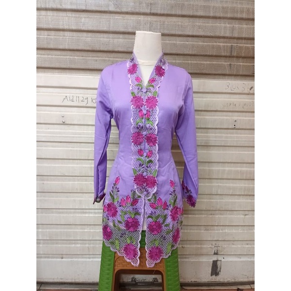 KEBAYA MURAH / ATASAN KEBAYA BORDIR /KEBAYA LENGAN PANJANG /KEBAYA MODERN / ROK TUMPAL