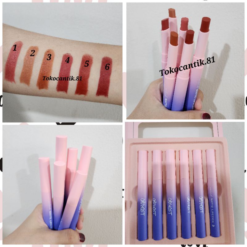 [ SATUAN ] OHMYHOST MATTE LIPSTIK VELVET