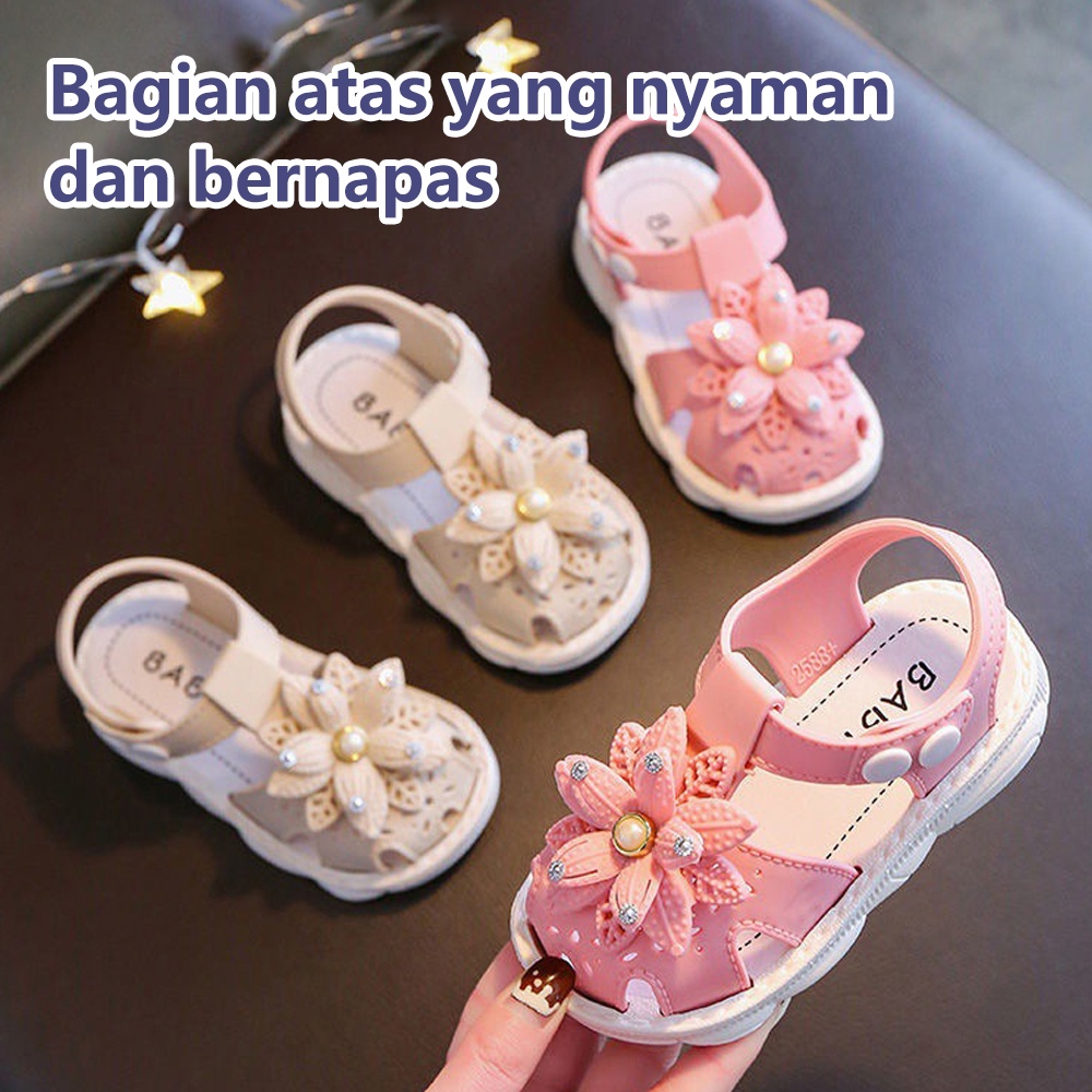 Halo Baby Sandal Anak Perempuan Bahan Karet Model Lucu Anti slip/Sport Termurah Sendal Bayi Anak