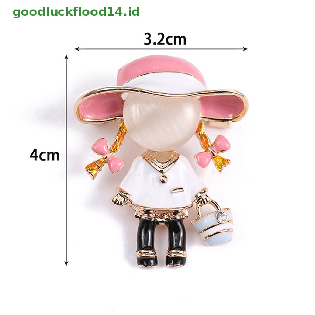 [GOOGFOUR] Opal Enamel Dokter Cowok Dan Cewek Bros Brooch Pin Perhiasan Perawat [TOP]