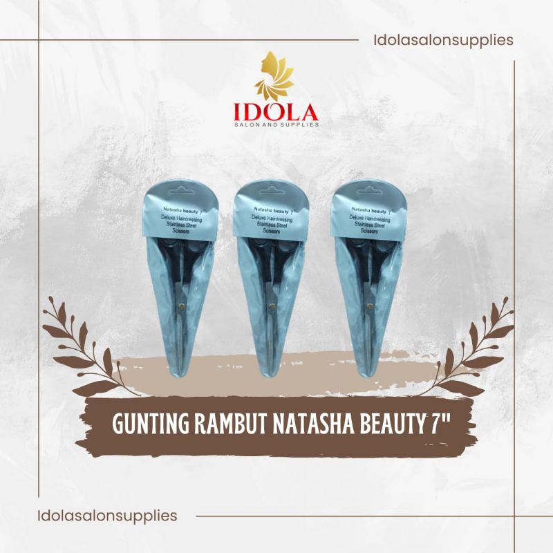 Gunting Rambut Natasha Beauty 7 inch - Gunting Potong Rambut