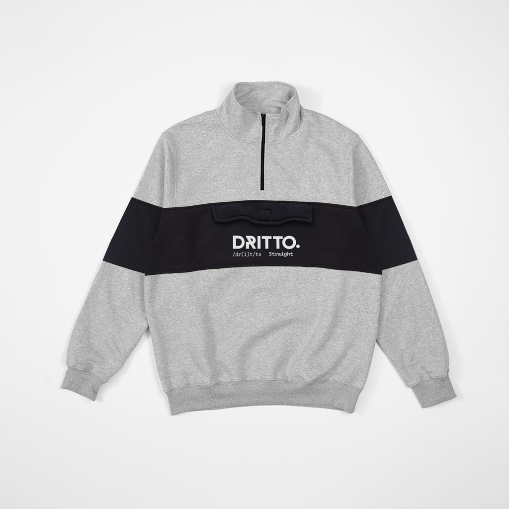 Dritto Halfzip - Sweatshirt Rugby &quot;Validation&quot; - Abu Misty