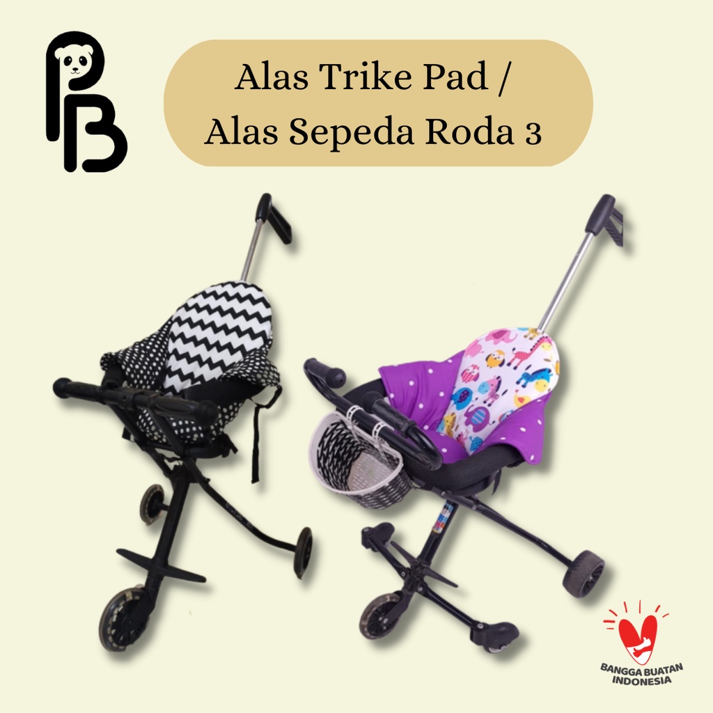 Precious Baby | Alas Trike Pad | Alas Stroller Segitiga | Alas Sepeda Bayi Roda Tiga (3)