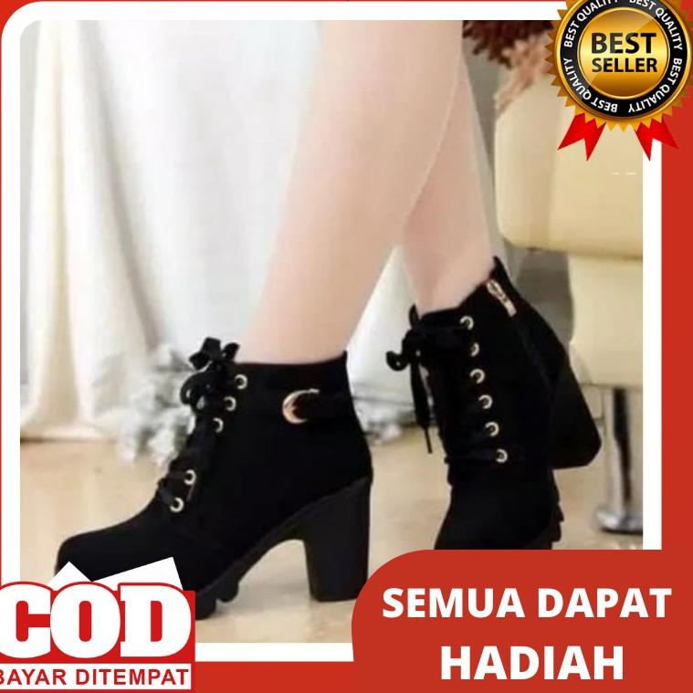 SDL.22Ja23ᵛ • Sepatu Boots Wanita Cewek Korea Boot Cewe Hiking Import  Kekinian Wanita Murah Keren T