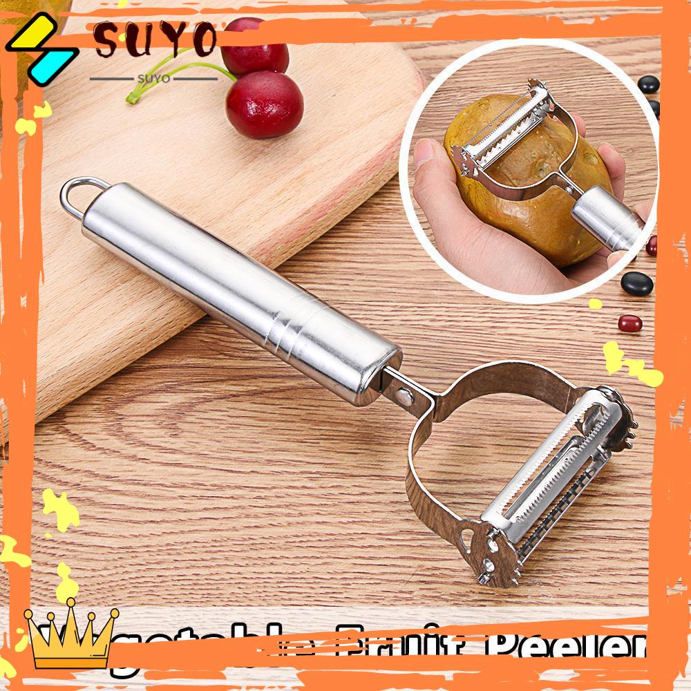 Suyo Alat Pengupas Buah Sayur Professional Stainless Steel Julienne Slicer