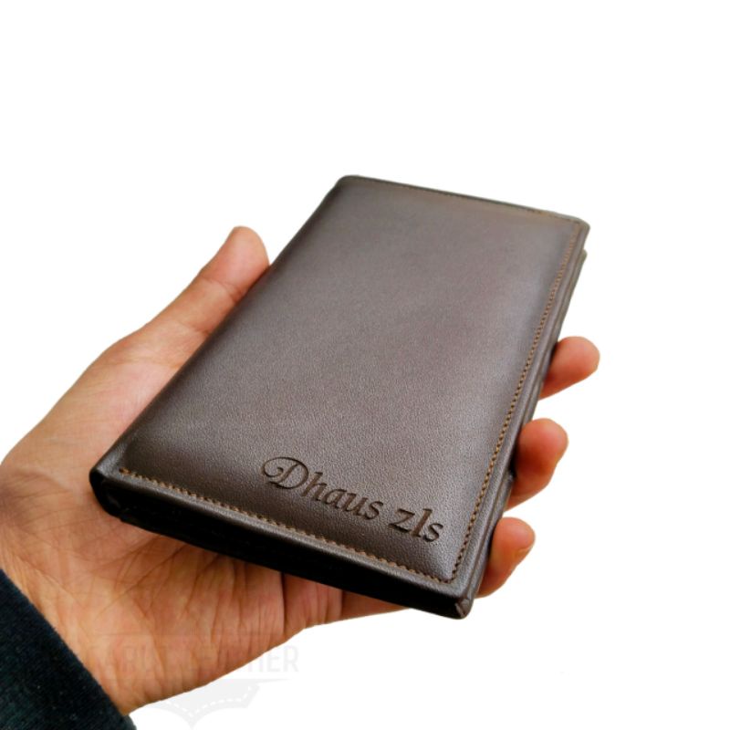 Dompet kulit Pria 3/4 ORIGINAL Kulit Asli Custom Nama