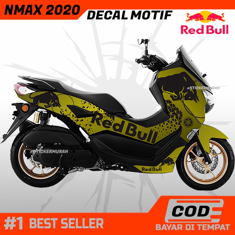 Decal Full Body Motor NMAX 2020 Motif RED BULL Printing Full Body Motor NMAX 2020