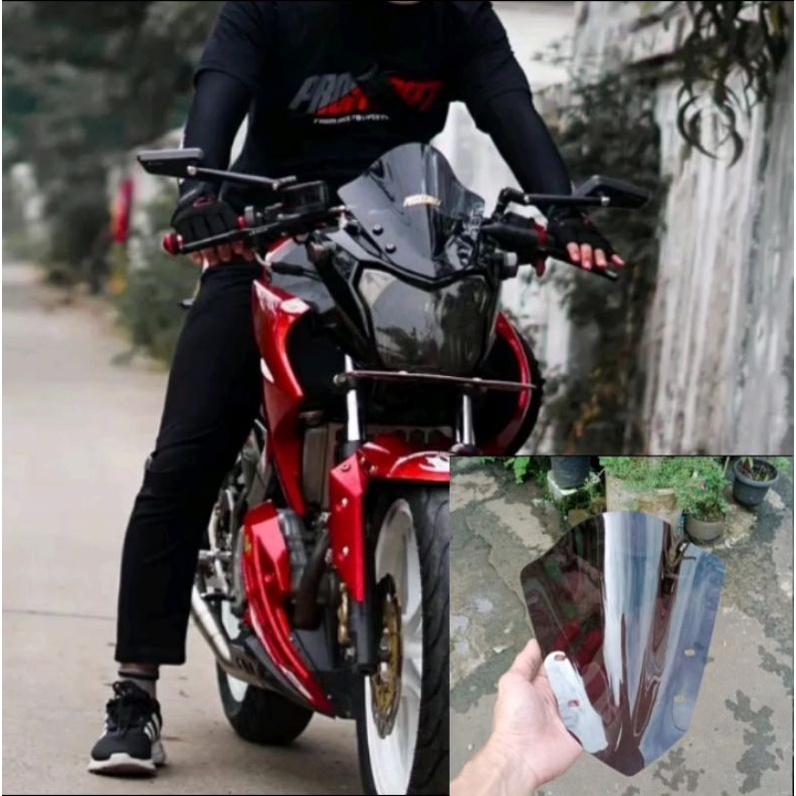 VISOR VIXION NVL MODEL JENONG WINSHIELD VIXION NVL FREE BAUT VARIASI